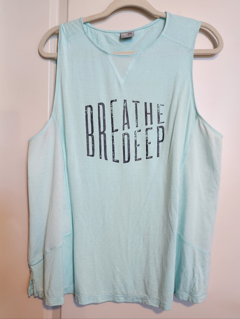 Champion Mint Green Tank Top with Logo
